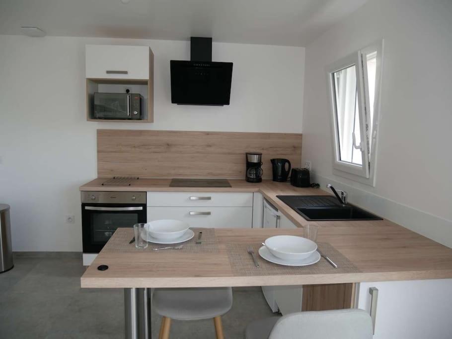 Studio Lumineux Avec Terrasse 라로츠수르욘 외부 사진