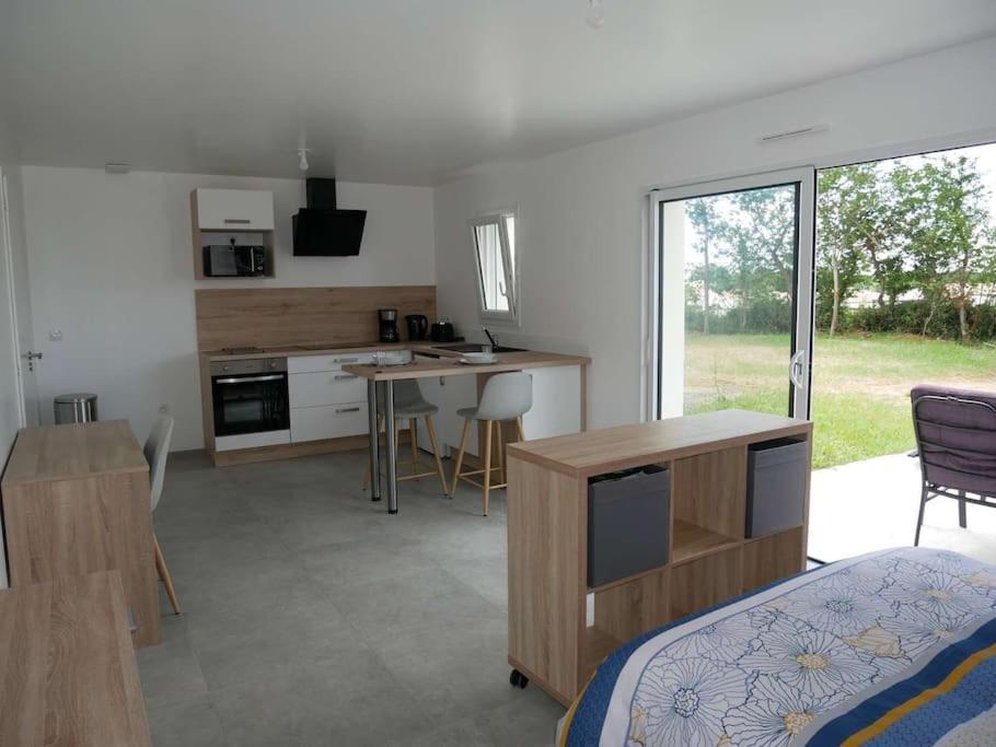 Studio Lumineux Avec Terrasse 라로츠수르욘 외부 사진